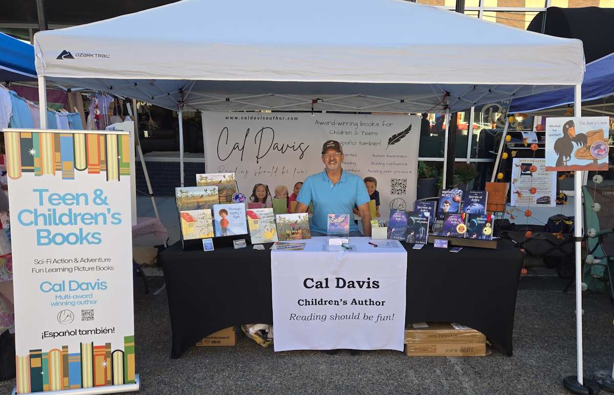 Cal Davis Booth Setup